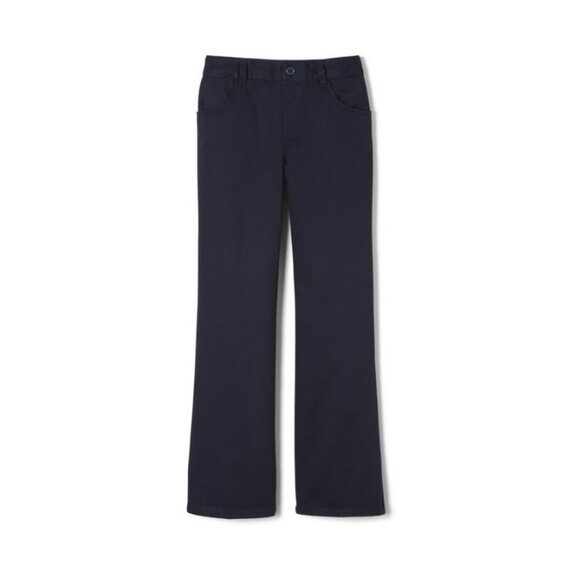 French Toast SK9317 Girls Pull-On Bootcut Pant Navy - Picture 1 of 3